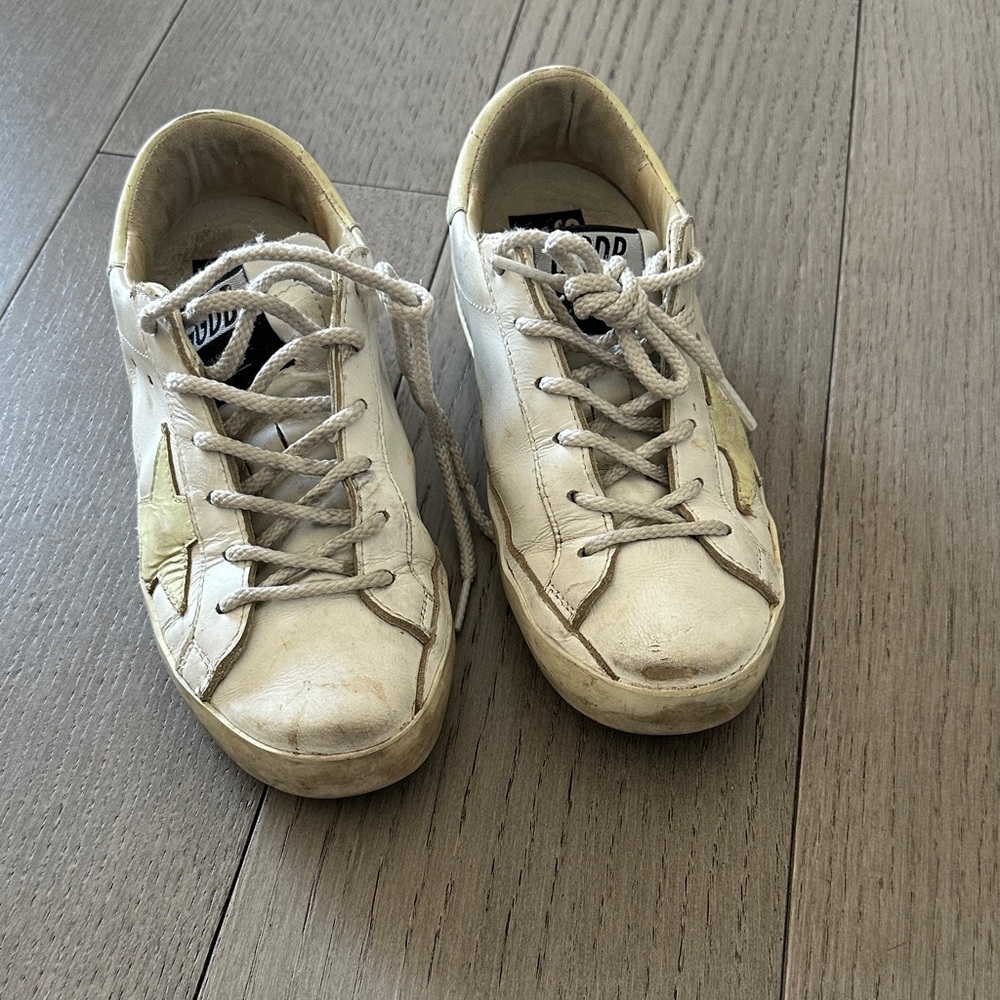 Golden Goose glow in the dark sneakers